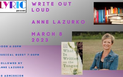 Write Out Loud Anne Lazurko