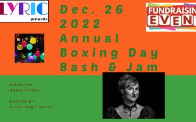 Annual Boxing Day Bash and Jam Fundraiser Hosted By Eliza Mary Doyle