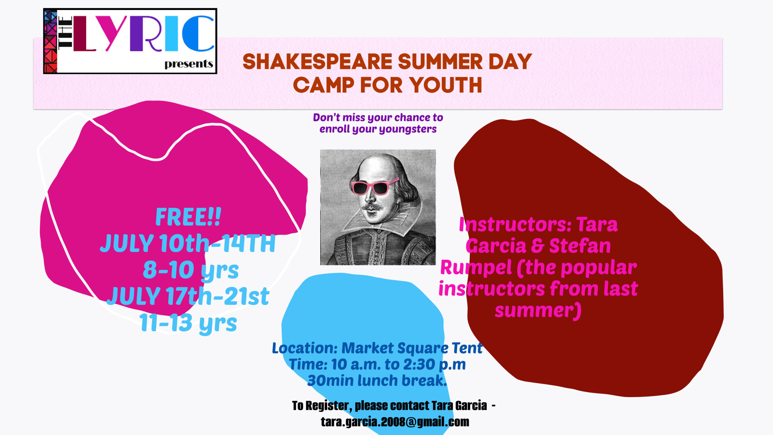 Shakespeare Day Camp poster