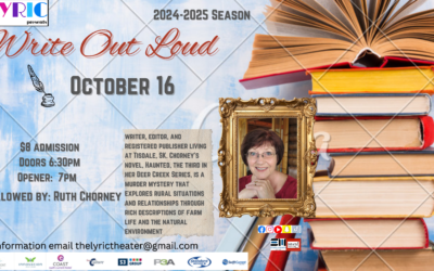 Write Out Loud with Author Ruth Chorney